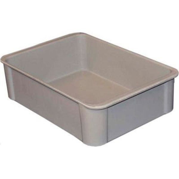 Mfg Tray Molded Fiberglass Toteline Stacking Tote 802008 - 16-1/2"L x 11-3/8"W x 4-5/8"H, Gray 8020085136